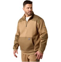 Mens Rebar Workman Duracanvas 1/4 Zip Sweatshirt